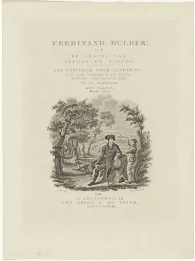 Titelpagina voor: J.G. Tobler, Ferdinand Dulder, 1838