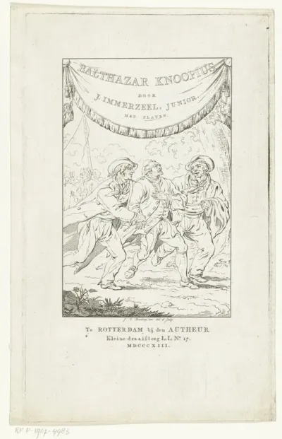 Titelpagina voor: J. Immerzeel Junior, Balthazar Knoopius, 1813
