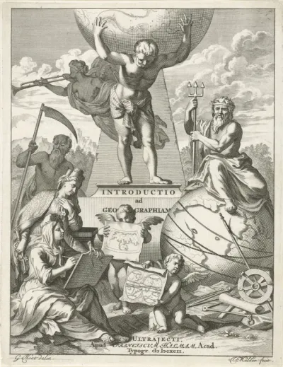 Titelpagina voor: J. Luyts, Introductio ad geographiam novam et veterem, 1692