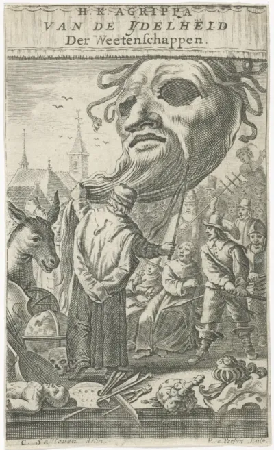 Titelpagina voor: J. Oudaen, Agrippa, van de ijdelheid der wetenschappen, 1661
