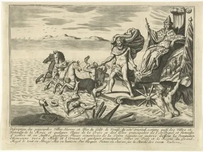 Titelpagina voor: J. Peeters, e.a., Description des principales villes, havres et isles du golfe de Venise du coté oriental (...), 1690