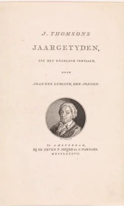 Titelpagina voor: J.Thomson, Jaargetyden, 1787