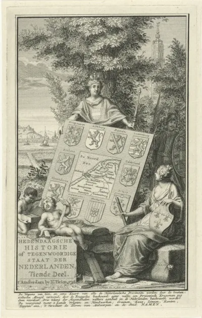 Titelpagina voor: J. Wagenaar, Hedendaagsche historie, 1738