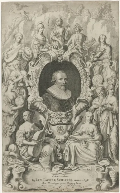 Titelpagina voor: Jacob Cats, Alle de wercken,  1658