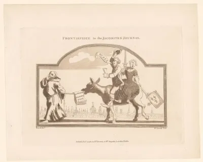 Titelpagina voor: Jacobites Journal, 1781