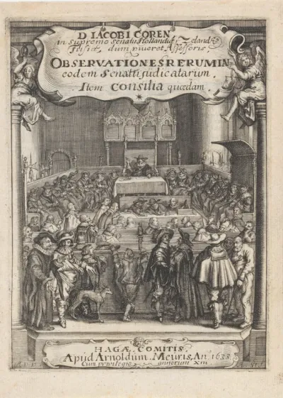 Titelpagina voor: Jacobus Gerardus Coorn,  Observationes, 1633