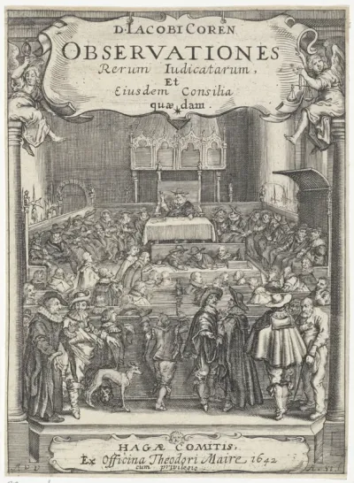 Titelpagina voor: Jacobus Gerardus Coorn,  Observationes, 1642