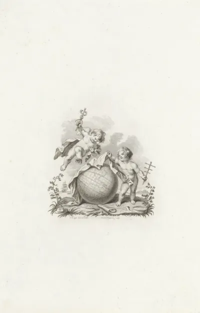 Titelpagina voor: James Cook, 'Reize rondom de Waereld', 1795