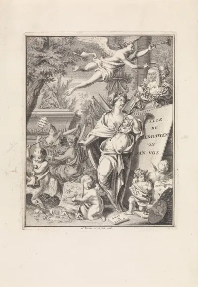 Titelpagina voor: Jan Vos, Alle de Gedichten, 1726