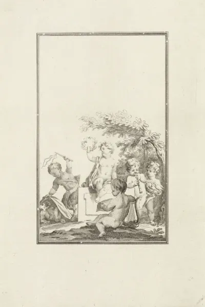 Titelpagina voor: Joannes Le Francq van Berkhey  'Gedichten', 1776