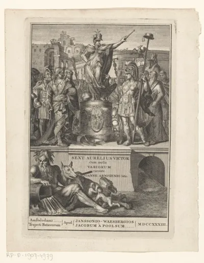 Titelpagina voor: Joannis Arntzenius, Secti Aurelii victoris historia romana, 1733
