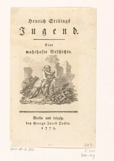 Titelpagina voor: Johann Heinrich Jung-Stilling, Henrich Stillings Jugend, 1779