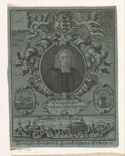 Titelpagina voor: Johann Martin Schamel, Evangelischer Lieder-Commentarius