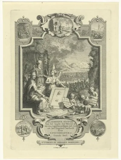 Titelpagina voor: K. Westerbaen, Algemeene histori, 1741