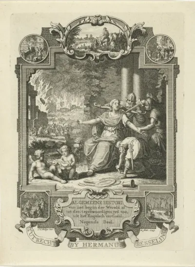 Titelpagina voor: K. Westerbaen, Algemeene histori, 1743
