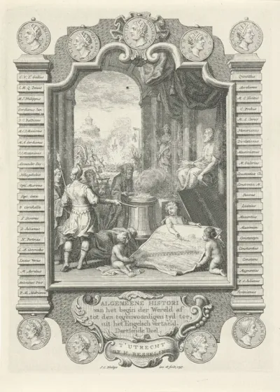 Titelpagina voor: K. Westerbaen, Algemeene histori, 1747