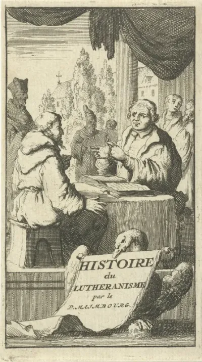 Titelpagina voor: L. Maimbourg, Histoire du lutheranisme, 1681