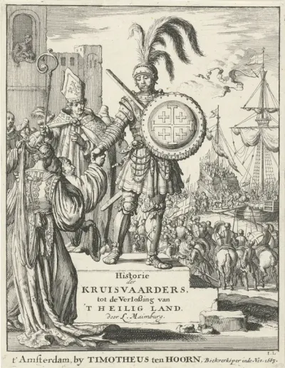 Titelpagina voor: L. Maimbourg, Historie der kruisvaarders, tot de verlossing van't heilig land, 1683