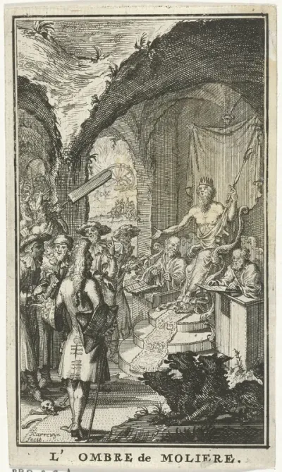 Titelpagina voor: L'ombre de Moliere, 1683