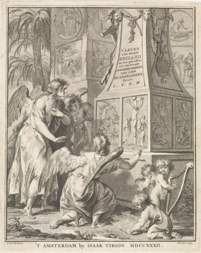 Titelpagina voor: L. ten Kate, Het leven van onzen Heiland (...), 1732