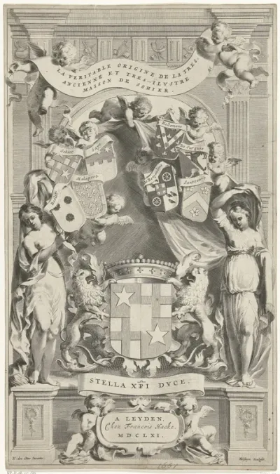 Titelpagina voor: La veritable origin (...) maison de Sohier, 1661