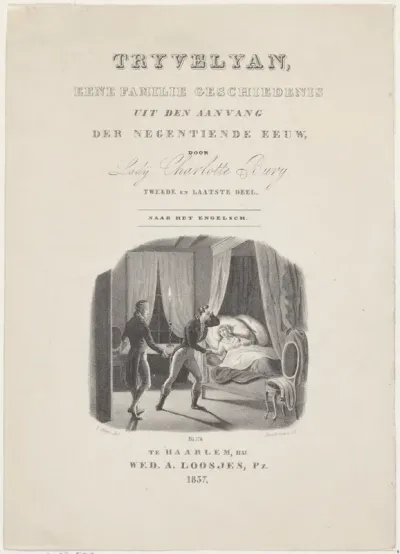 Titelpagina voor: Lady Charlotte Bury, Tryvelyan 1837.