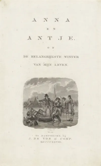Titelpagina voor: Le Brun, Anna en Antje, 1828