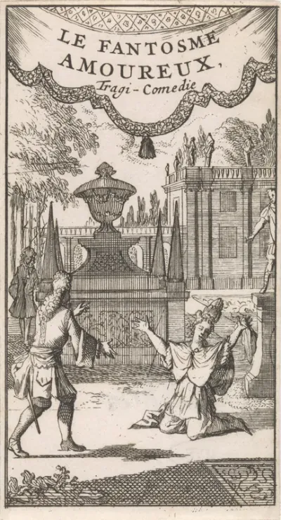 Titelpagina voor "Le Fantosme Amoureux", in: P. Quinault, Le theatre, deel I, 1697