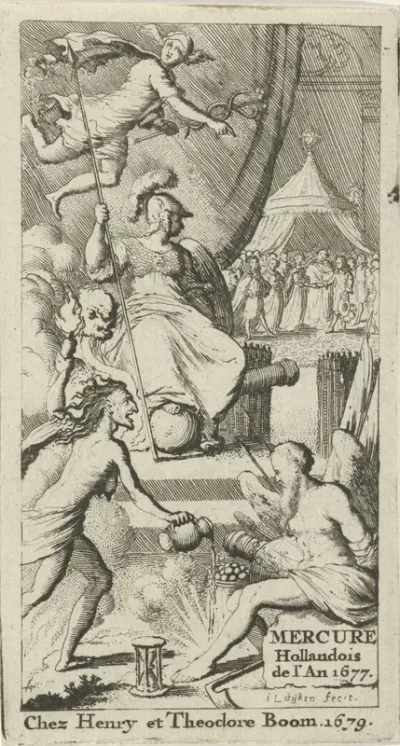 Titelpagina voor: Le Mercure hollandois, dl VI, 1679