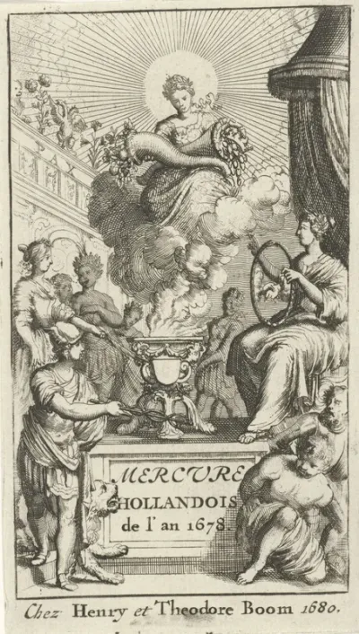 Titelpagina voor: Le Mercure hollandois, dl VII, 1680