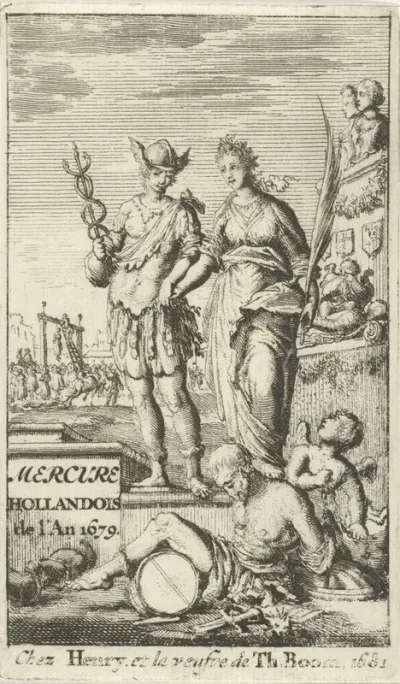 Titelpagina voor: Le Mercure hollandois, dl VIII, 1681