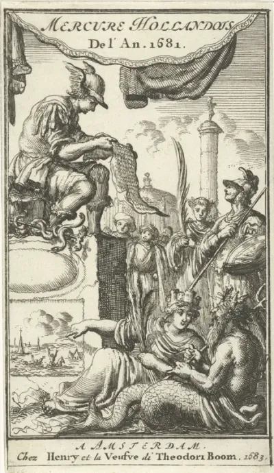 Titelpagina voor: Le Mercure hollandois, dl X, 1683