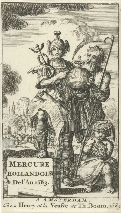 Titelpagina voor: Le Mercure hollandois, dl XII, 1685