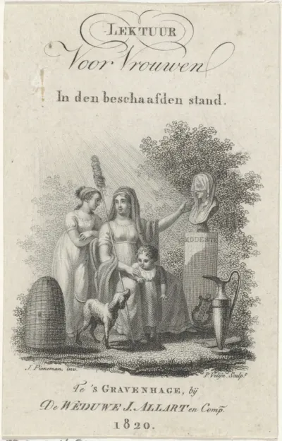 Titelpagina voor: Lektuur voor vrouwen in den beschaafden stand, 1820