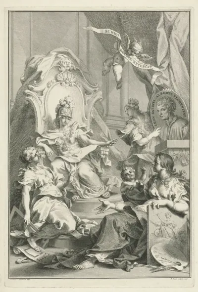 Titelpagina voor: Leon Battista Alberti, Della architettura di Leon Battista Alberti (...), 1726
