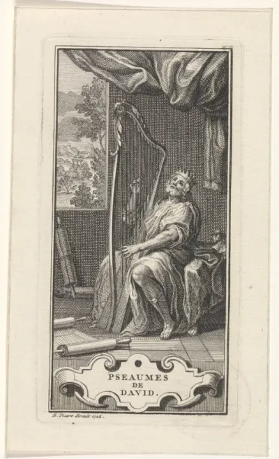 Titelpagina voor: Les pseaumes de David, 1729