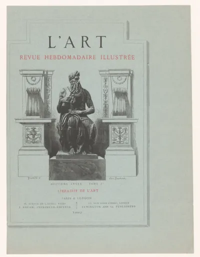Titelpagina voor: Librairie de l'Art, L'Art Revue Hebdomadaire Illustrée, 1882