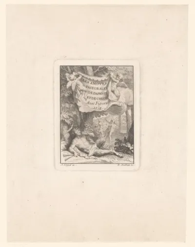 Titelpagina voor: Longus, Les amours pastorales de Daphnis et de Chloé, avec figures, 1718