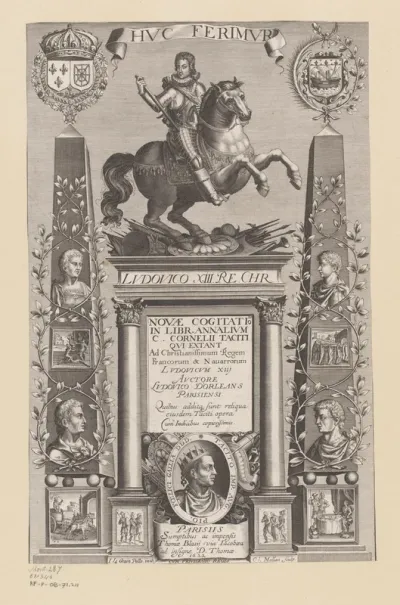 Titelpagina voor: Louis Dorléans, Novae cogitationes in libros Annalium (...). 1622