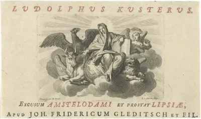 Titelpagina voor Ludolph Küster, Novum Testamentum Graecum, 1723