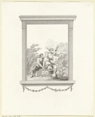Titelpagina voor: 'Lykdichten op Vrouwe Ida Cornelia Temminck'