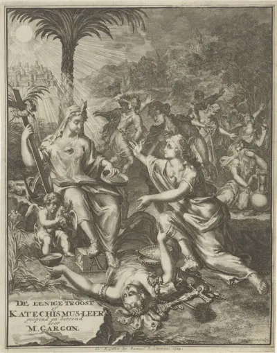 Titelpagina voor: M. Gargon, De eenige troost, 1713