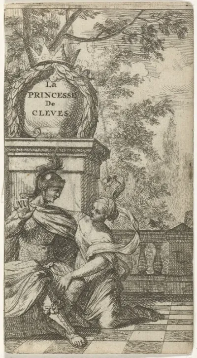 Titelpagina voor: M. La Fayette, La princesse de Cleves, 1679