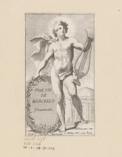 Titelpagina voor: Marcello Giovanetti, Poesie de Marcello,1626
