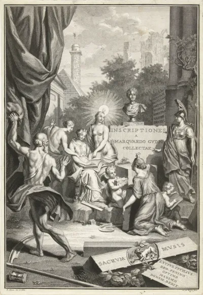 Titelpagina voor: Marquardus Gudius, Antiqvae inscriptiones