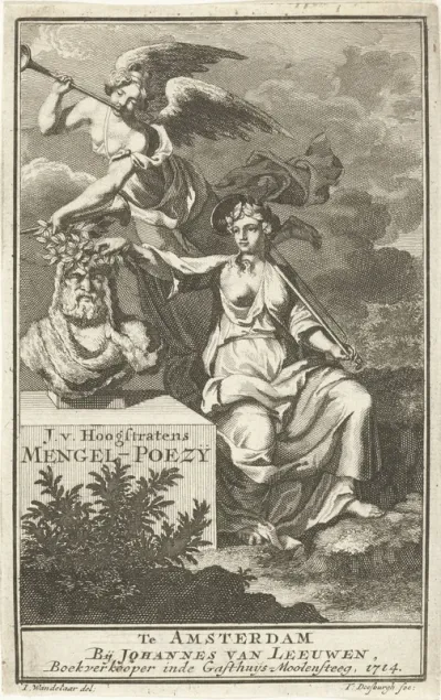 Titelpagina voor: Mengel-Poezy, Amsterdam 1714