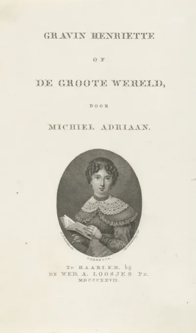 Titelpagina voor Michel Adriaan, Gravin Henriette of De Groote Wereld, 1827