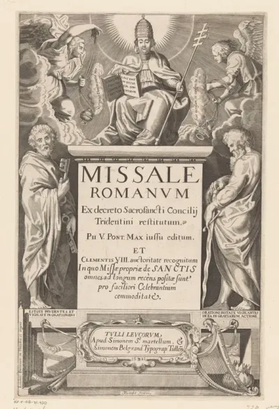 Titelpagina voor: Missale Romanum, 1621