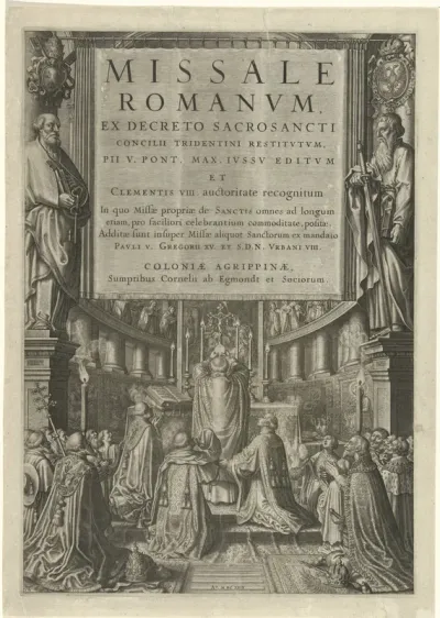 Titelpagina voor: Missale Romanum, 1629