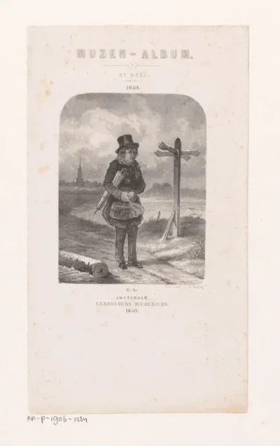 Titelpagina voor: Muzen-Album, 1849-1850